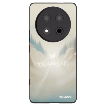 Picasee silikonowe czarne etui na Honor Magic7 Lite 5G - IN TRANSIT