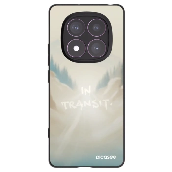 Picasee silikonowe czarne etui na Xiaomi Redmi Note 14 Pro 4G - IN TRANSIT