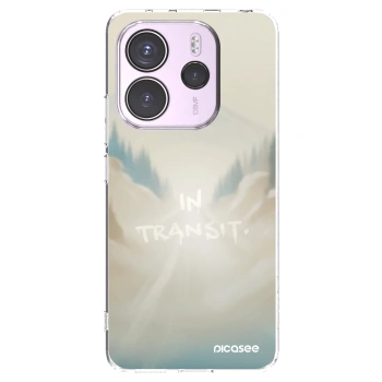 Picasee silikonowe przeźroczyste etui na Xiaomi Redmi Note 14 4G - IN TRANSIT