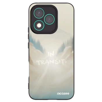 Picasee silikonowe czarne etui na Honor 400 Lite 5G - IN TRANSIT