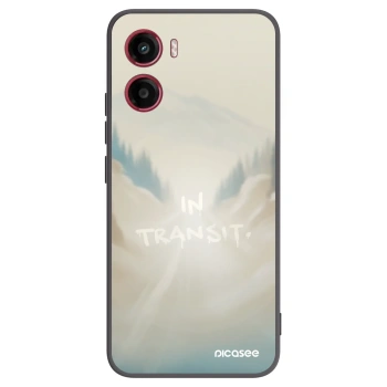 Picasee silikonowe czarne etui na Motorola Moto G05 - IN TRANSIT