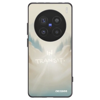 Picasee silikonowe czarne etui na Vivo X200 Pro - IN TRANSIT