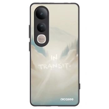 Picasee silikonowe czarne etui na Vivo V50 Lite 5G - IN TRANSIT