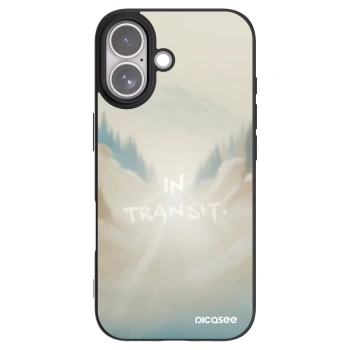 Picasee silikonowe czarne etui na Apple iPhone 17 - IN TRANSIT