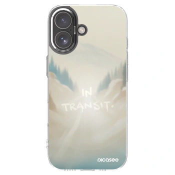 Picasee silikonowe przeźroczyste etui na Apple iPhone 17 - IN TRANSIT