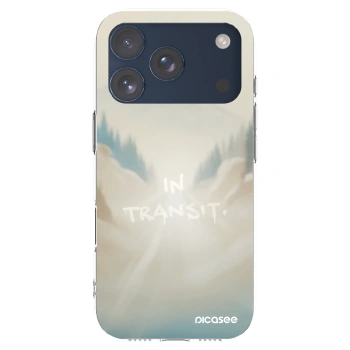 Picasee silikonowe przeźroczyste etui na Apple iPhone 17 Pro - IN TRANSIT