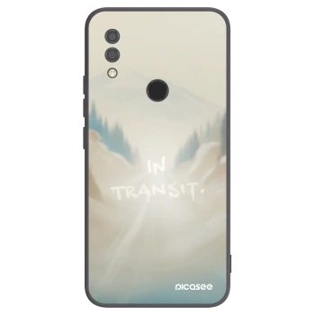 Picasee silikonowe czarne etui na Xiaomi Redmi 7 - IN TRANSIT