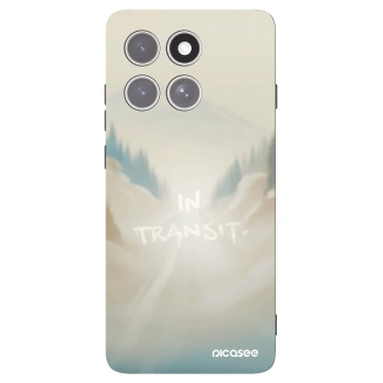 Picasee silikonowe czarne etui na Motorola Edge 60 Pro - IN TRANSIT