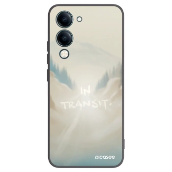 Picasee silikonowe czarne etui na Vivo Y29s 5G - IN TRANSIT