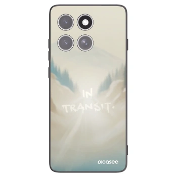 Picasee silikonowe czarne etui na Motorola Edge 60 Fusion - IN TRANSIT