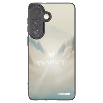 Picasee silikonowe czarne etui na Samsung Galaxy S26+ - IN TRANSIT