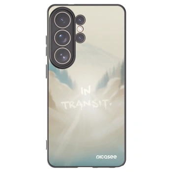 Picasee silikonowe czarne etui na Samsung Galaxy S26 Ultra - IN TRANSIT