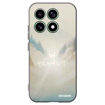 Picasee silikonowe czarne etui na Xiaomi 17 - IN TRANSIT