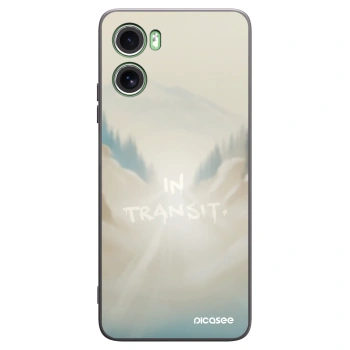 Picasee silikonowe czarne etui na Motorola Moto G06 - IN TRANSIT
