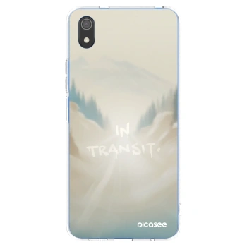 Picasee silikonowe przeźroczyste etui na Xiaomi Redmi 7A - IN TRANSIT