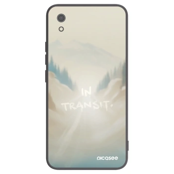 Picasee silikonowe czarne etui na Xiaomi Redmi 7A - IN TRANSIT