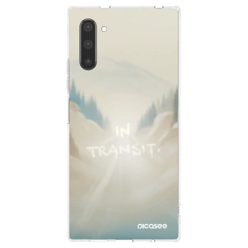 Picasee silikonowe przeźroczyste etui na Samsung Galaxy Note 10 N970F - IN TRANSIT