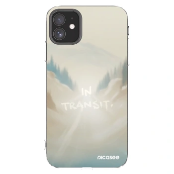 Picasee silikonowe przeźroczyste etui na Apple iPhone 11 - IN TRANSIT