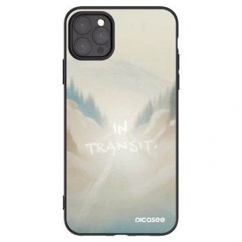 Picasee silikonowe czarne etui na Apple iPhone 11 Pro Max - IN TRANSIT
