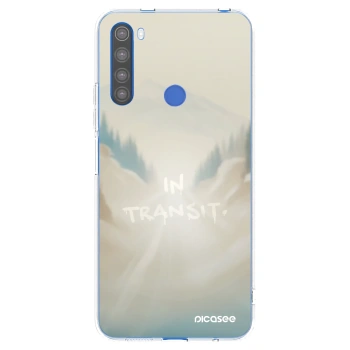 Picasee silikonowe przeźroczyste etui na Xiaomi Redmi Note 8T - IN TRANSIT