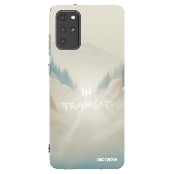 Picasee silikonowe przeźroczyste etui na Samsung Galaxy S20+ G985F - IN TRANSIT