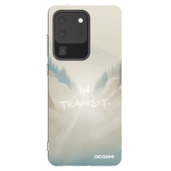 Picasee silikonowe przeźroczyste etui na Samsung Galaxy S20 Ultra 5G G988F - IN TRANSIT