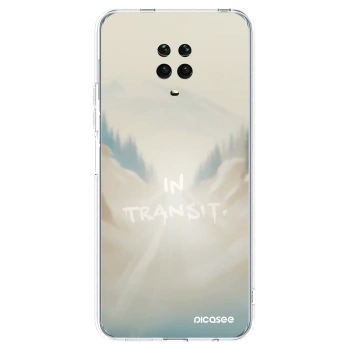 Picasee silikonowe przeźroczyste etui na Xiaomi Redmi Note 9 Pro - IN TRANSIT