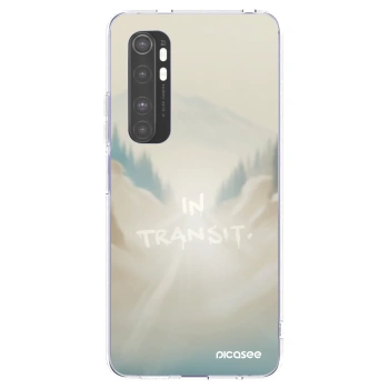 Picasee silikonowe przeźroczyste etui na Xiaomi Mi Note 10 Lite - IN TRANSIT