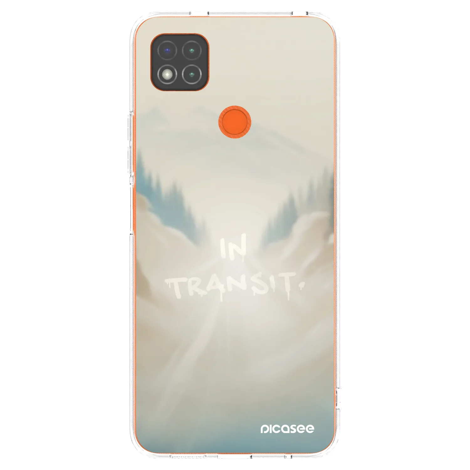 Picasee silikonowe przeźroczyste etui na Xiaomi Redmi 9C - IN TRANSIT