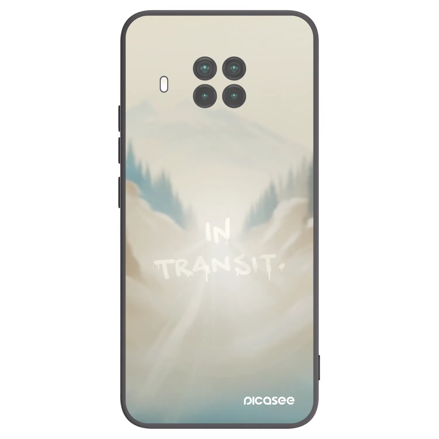 Picasee silikonowe czarne etui na Xiaomi Mi 10T Lite - IN TRANSIT