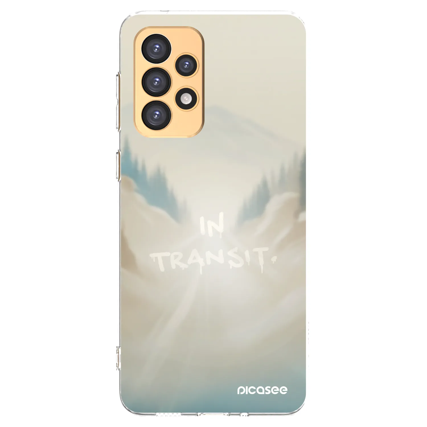 Picasee silikonowe przeźroczyste etui na Samsung Galaxy A33 5G A336 - IN TRANSIT