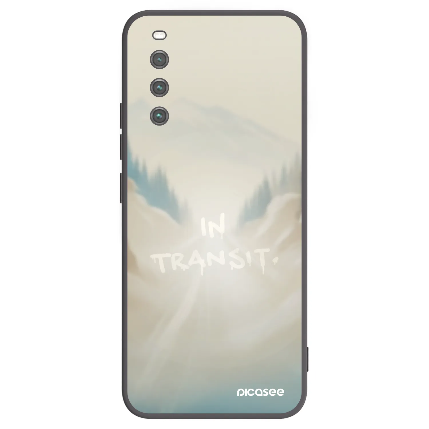 Picasee silikonowe czarne etui na Sony Xperia 10 IV 5G - IN TRANSIT