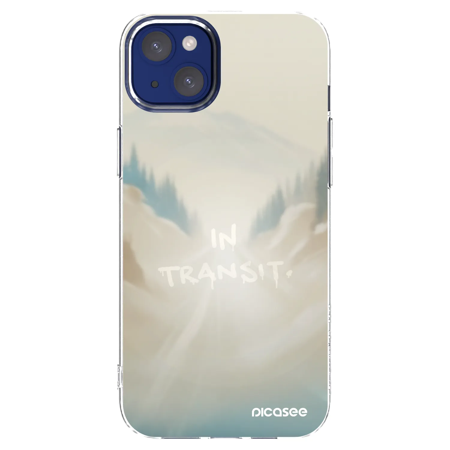 Picasee silikonowe przeźroczyste etui na Apple iPhone 14 Plus - IN TRANSIT