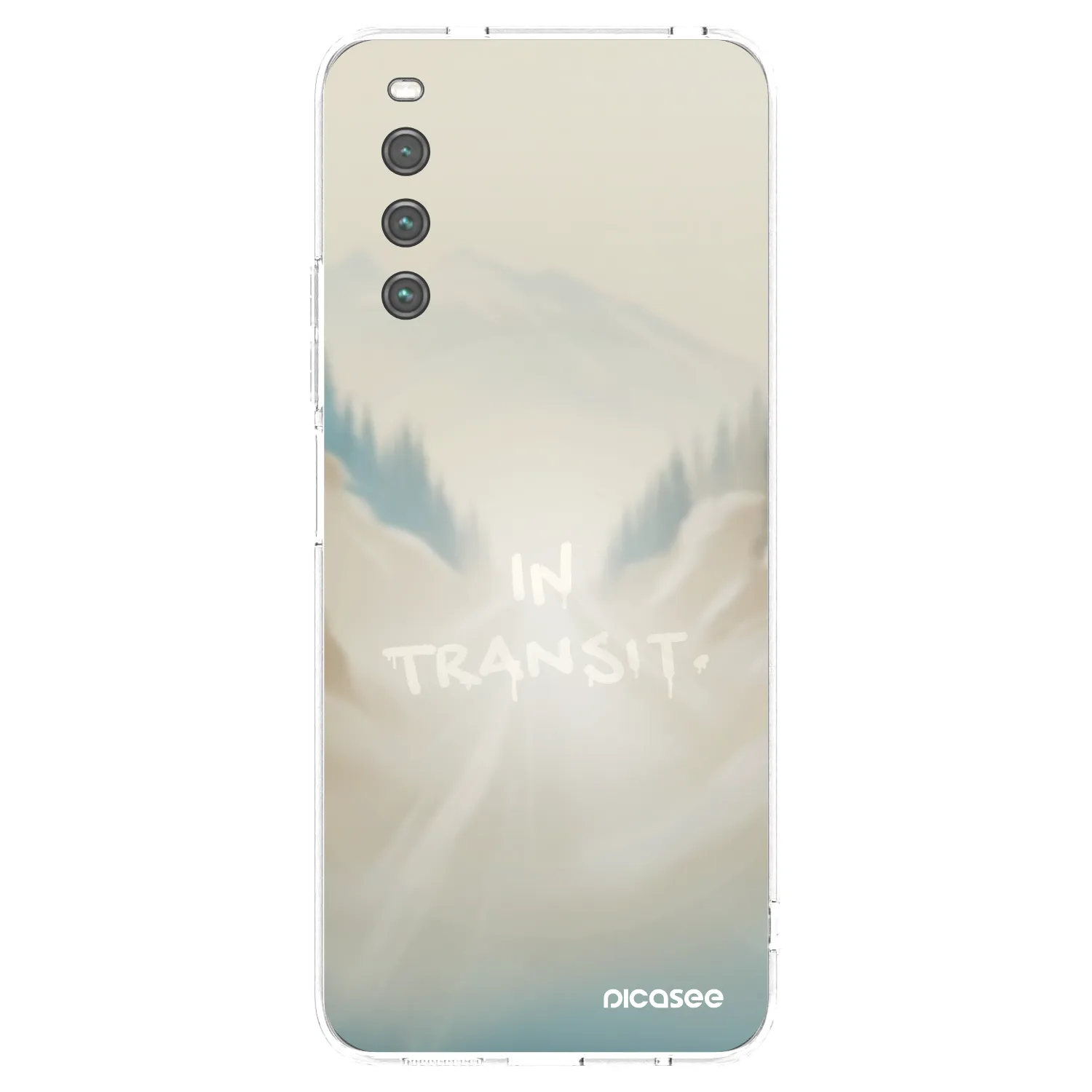 Picasee silikonowe przeźroczyste etui na Sony Xperia 10 IV 5G - IN TRANSIT