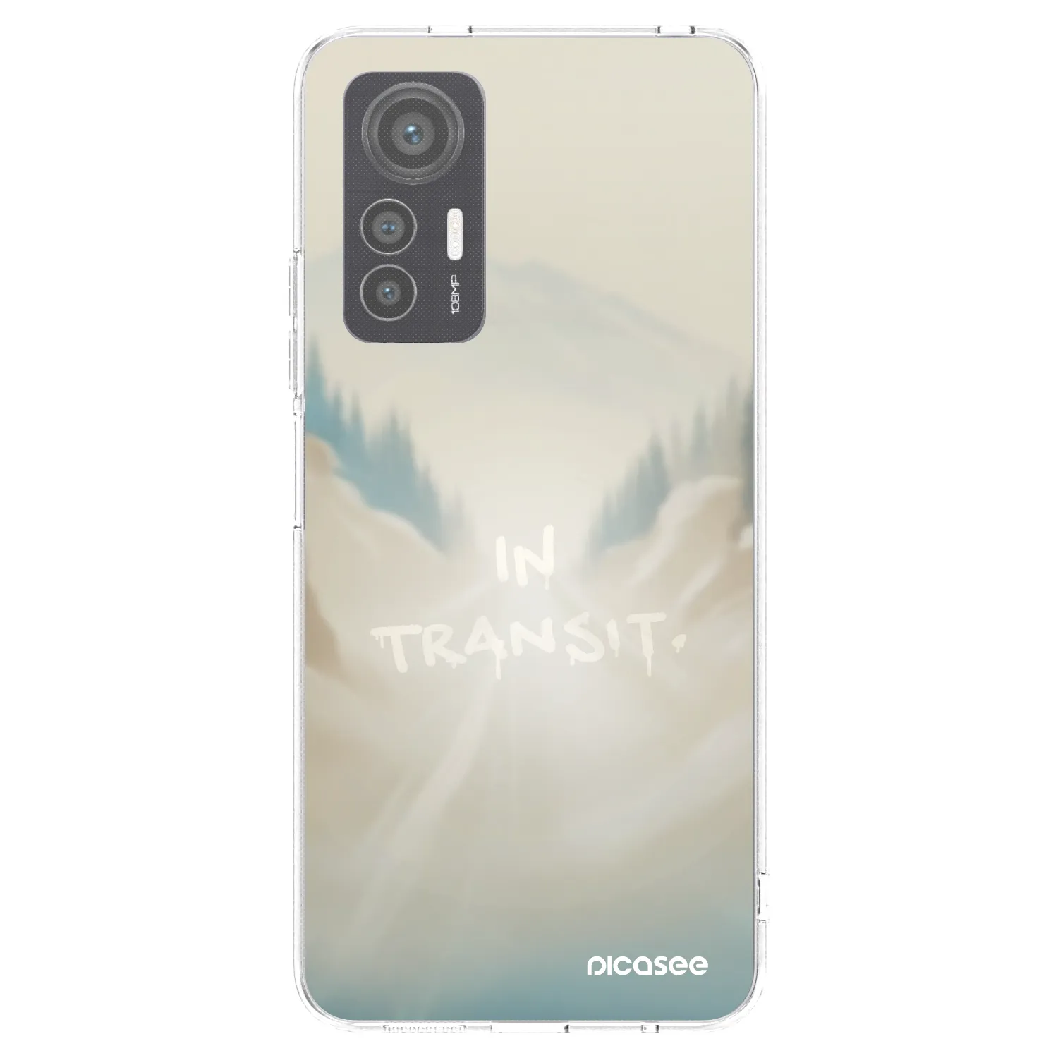 Picasee silikonowe przeźroczyste etui na Xiaomi 12 Lite - IN TRANSIT