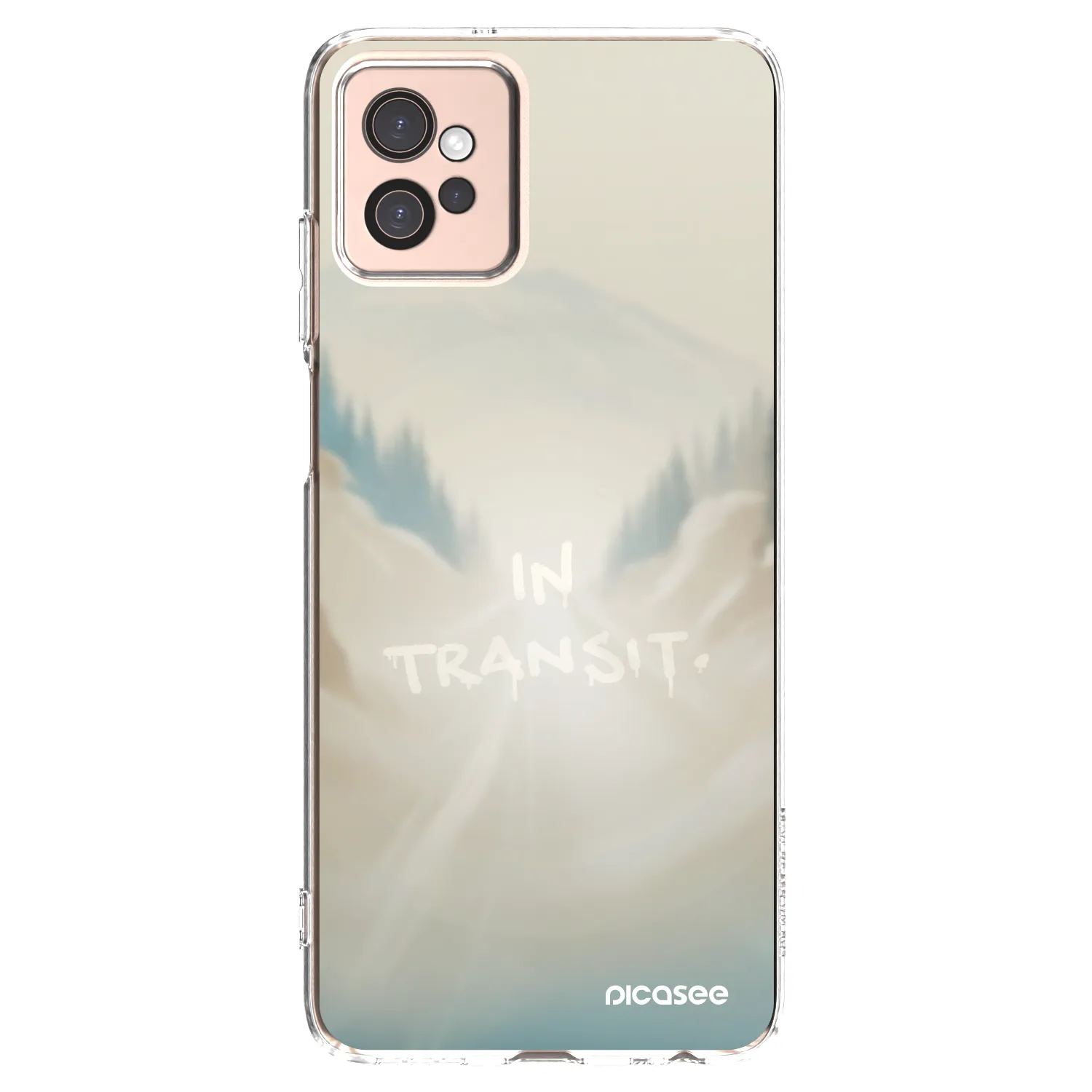 Picasee silikonowe przeźroczyste etui na Motorola Moto G32 - IN TRANSIT