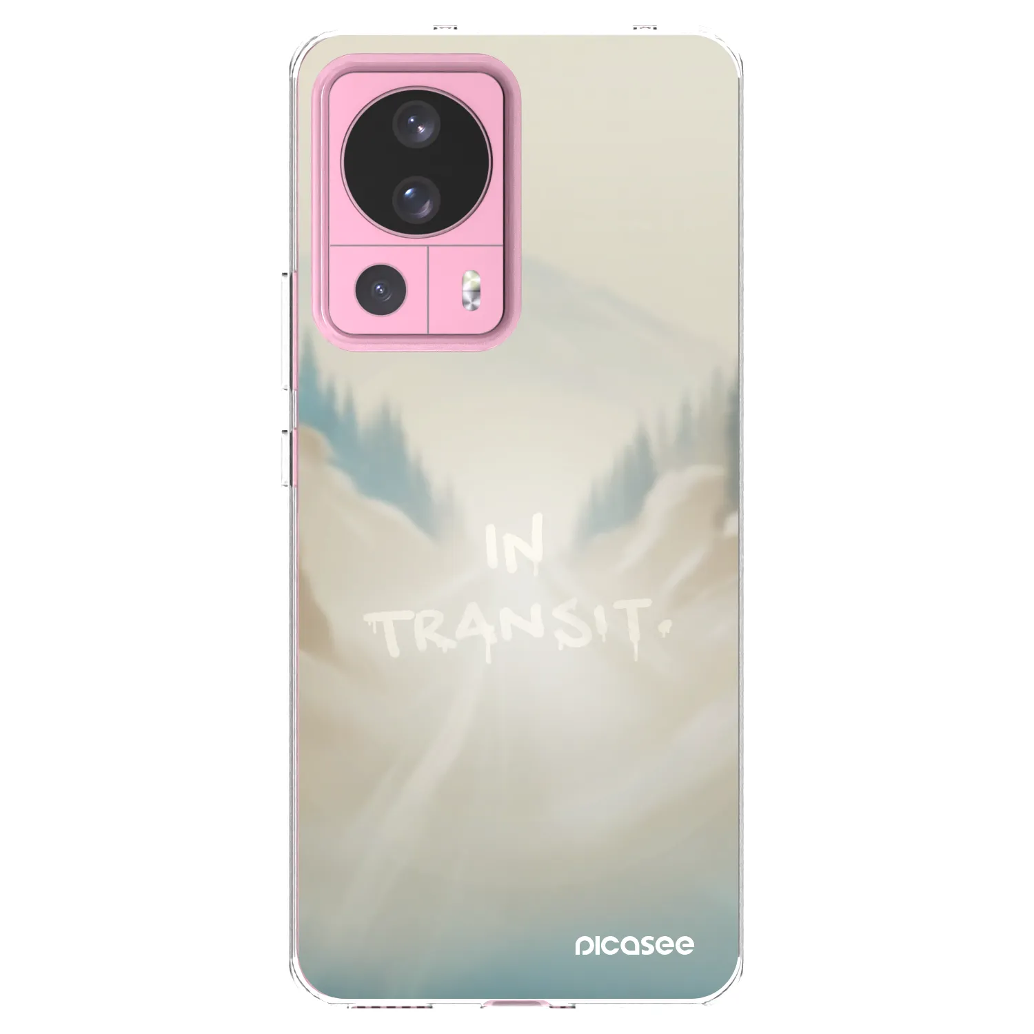 Picasee silikonowe przeźroczyste etui na Xiaomi 13 Lite - IN TRANSIT
