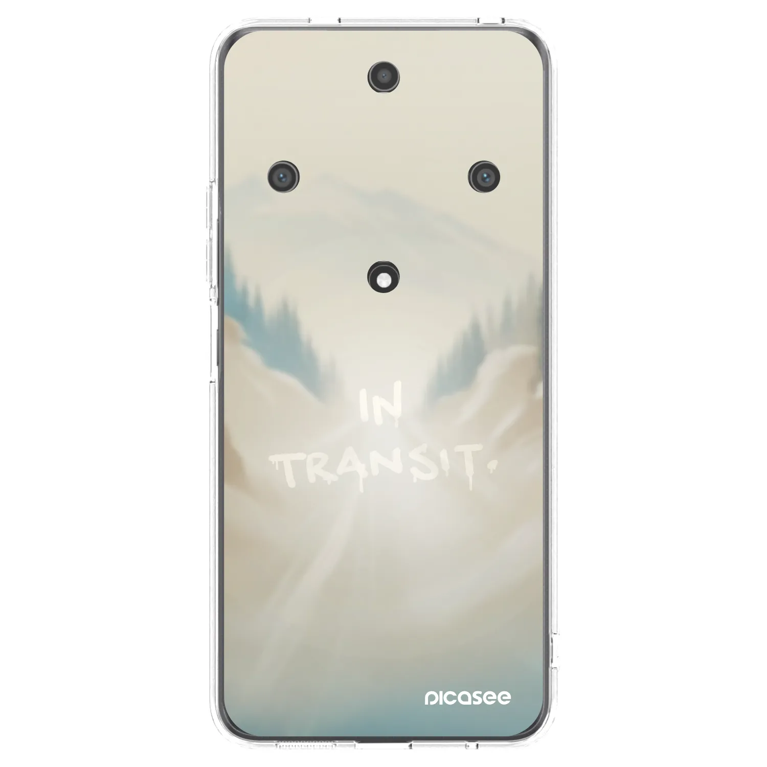 Picasee silikonowe przeźroczyste etui na Honor Magic5 Lite 5G - IN TRANSIT