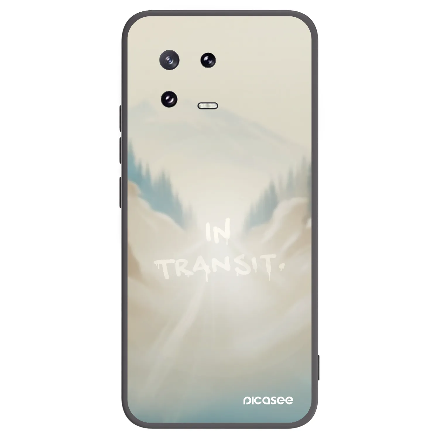 Picasee silikonowe czarne etui na Xiaomi 13 Pro - IN TRANSIT