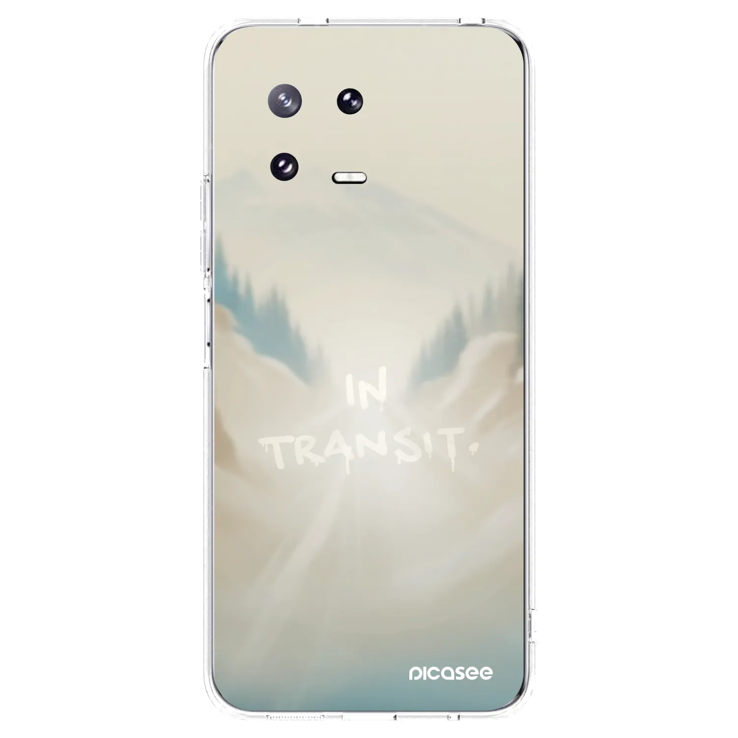 Picasee silikonowe przeźroczyste etui na Xiaomi 13 Pro - IN TRANSIT