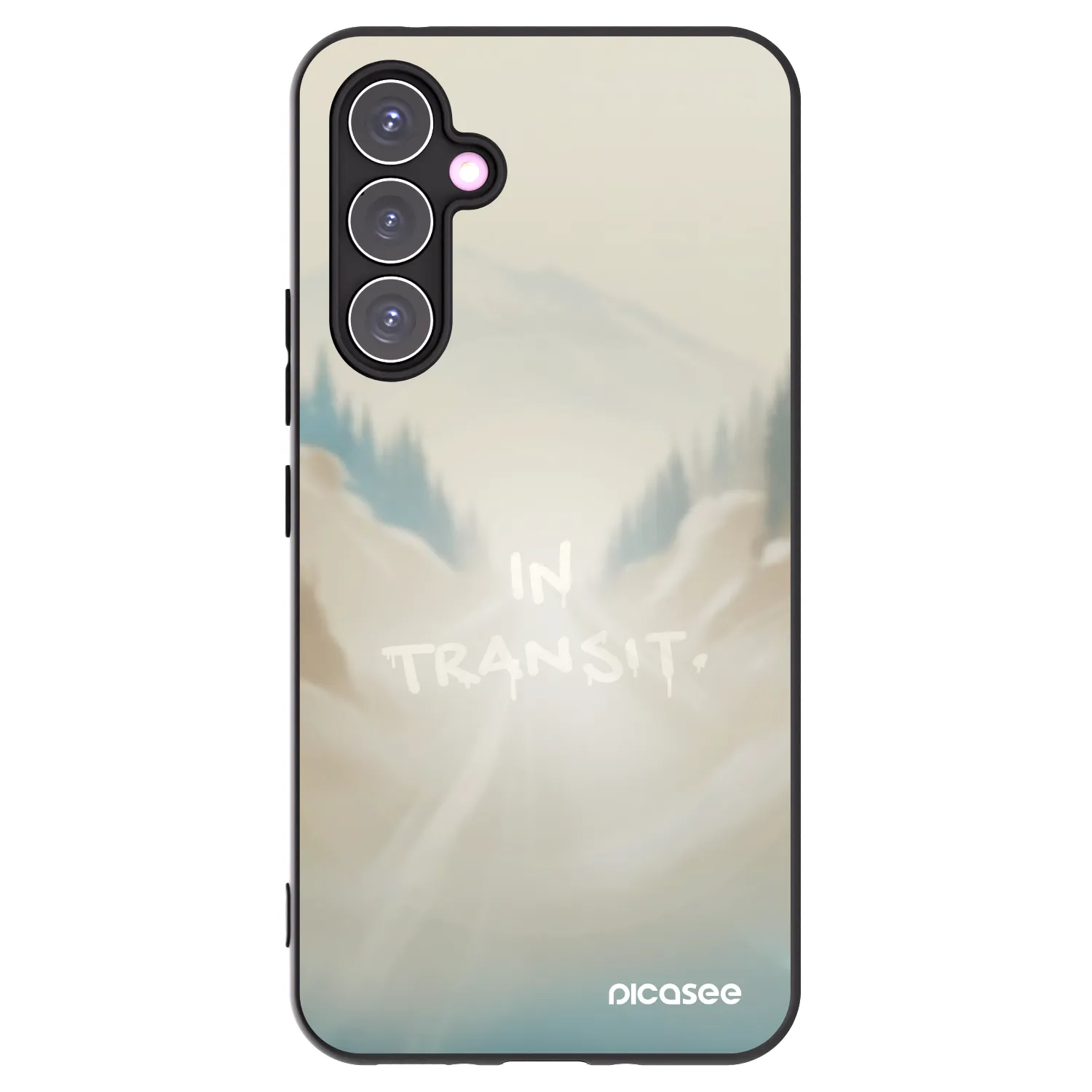 Picasee silikonowe czarne etui na Samsung Galaxy A54 5G A546B - IN TRANSIT