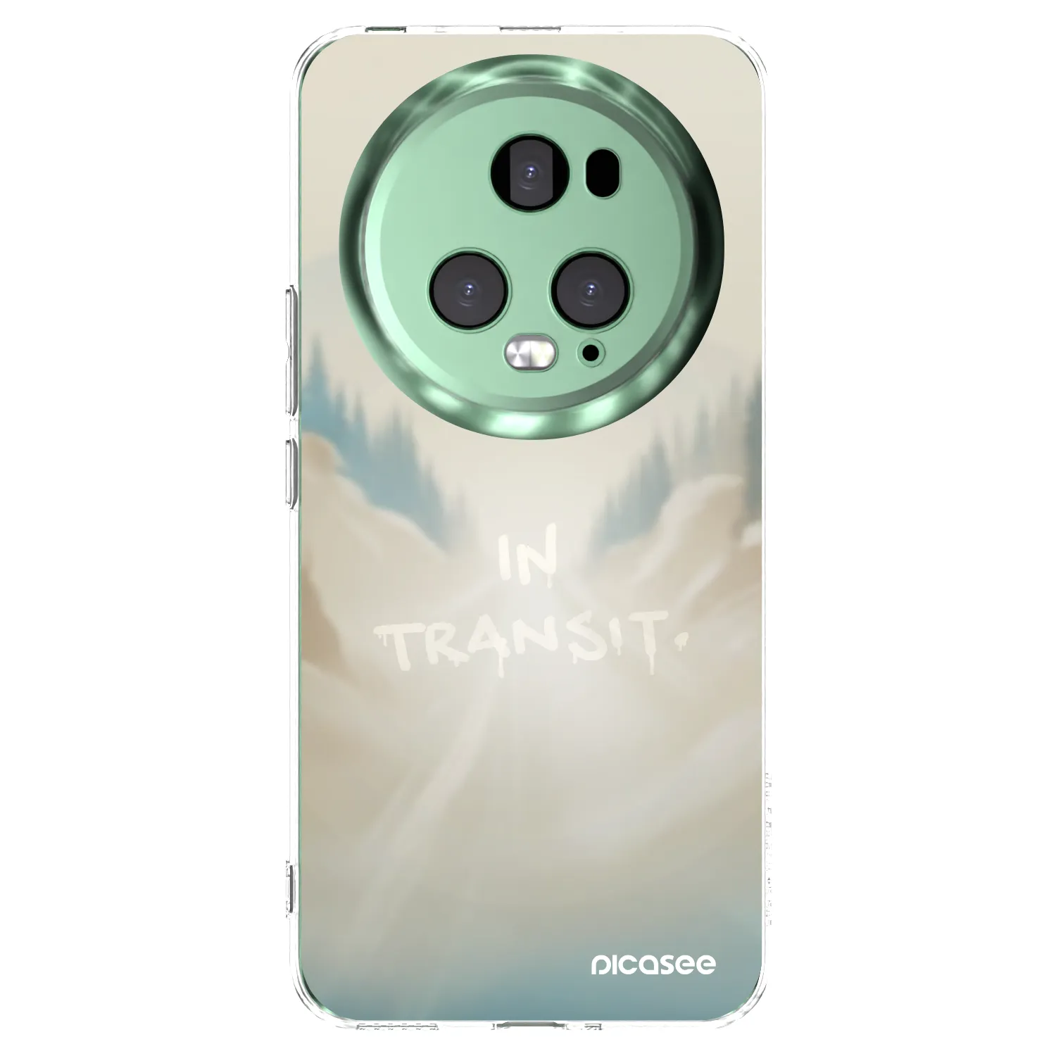 Picasee silikonowe przeźroczyste etui na Honor Magic5 Pro - IN TRANSIT