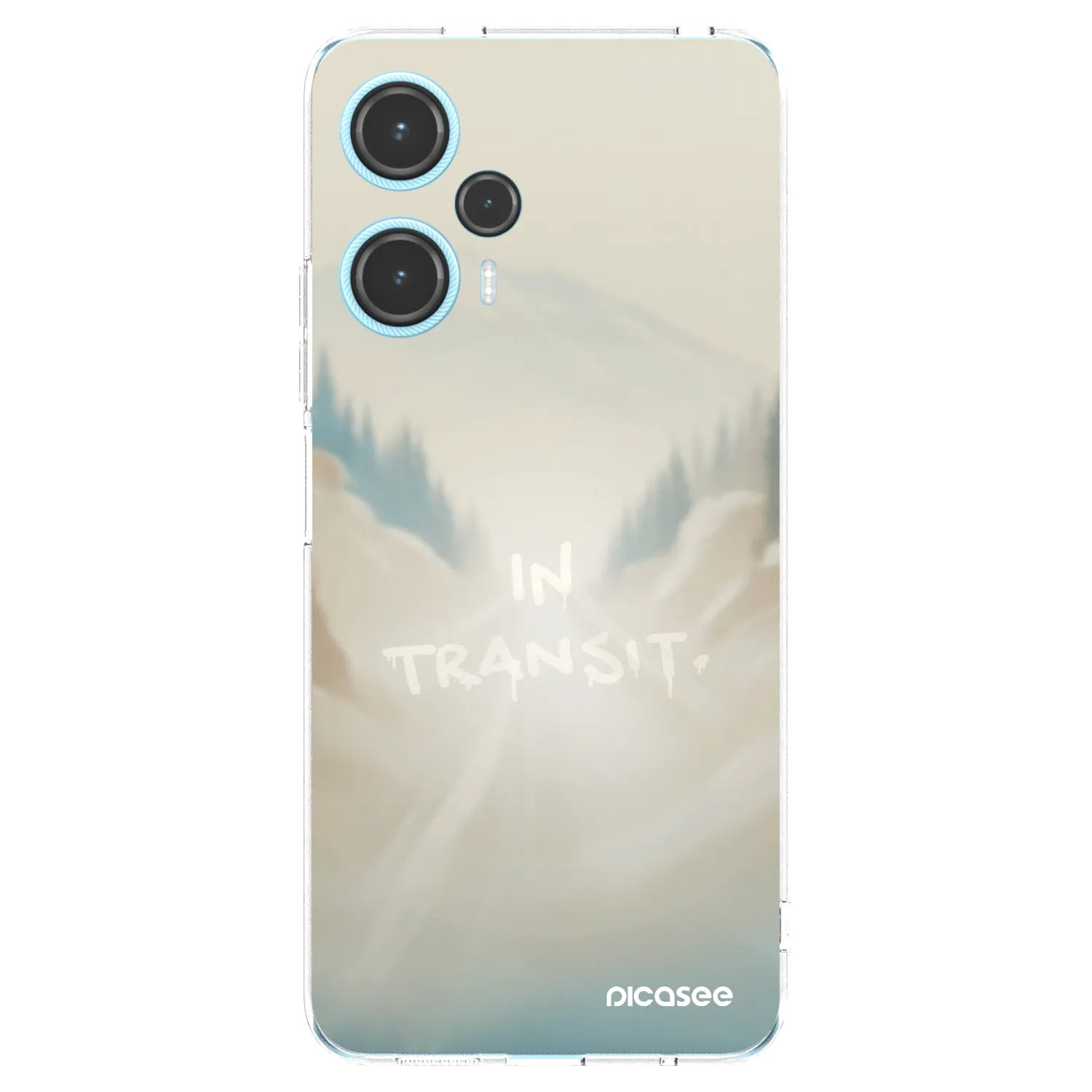 Picasee silikonowe przeźroczyste etui na Xiaomi Poco F5 - IN TRANSIT