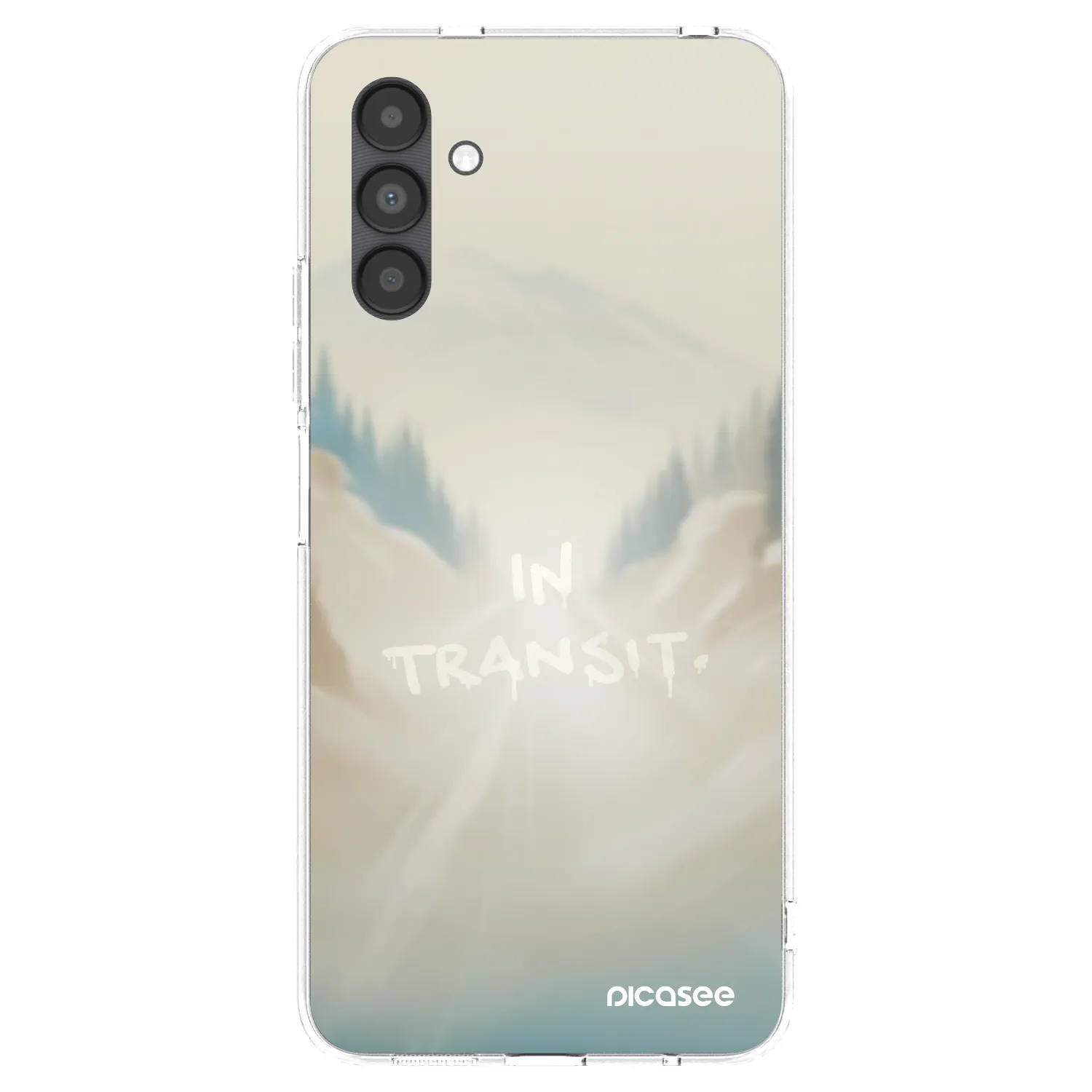 Picasee silikonowe przeźroczyste etui na Samsung Galaxy A04s A047F - IN TRANSIT