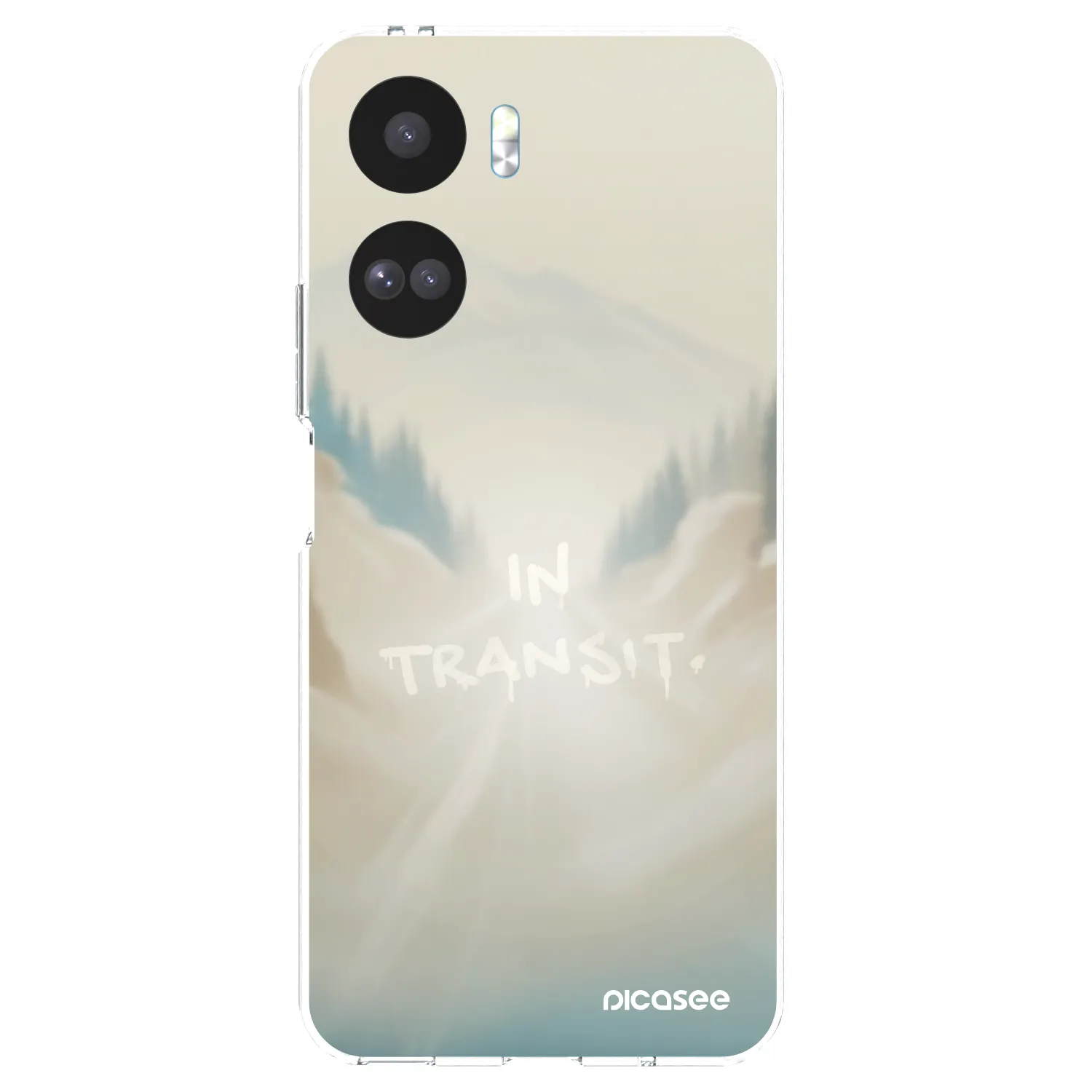 Picasee silikonowe przeźroczyste etui na Honor 90 Lite 5G - IN TRANSIT