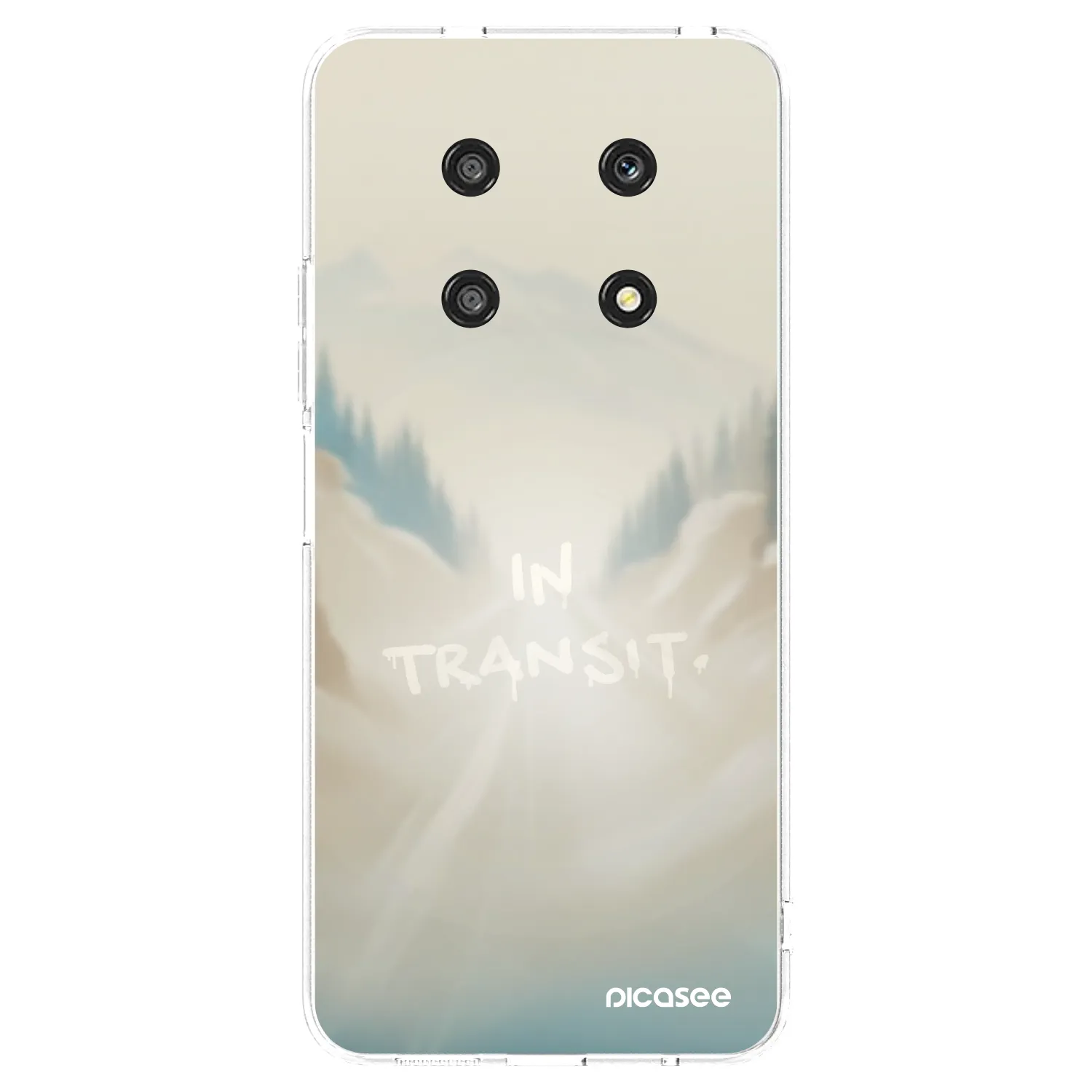 Picasee silikonowe przeźroczyste etui na Honor Magic4 Lite 5G - IN TRANSIT