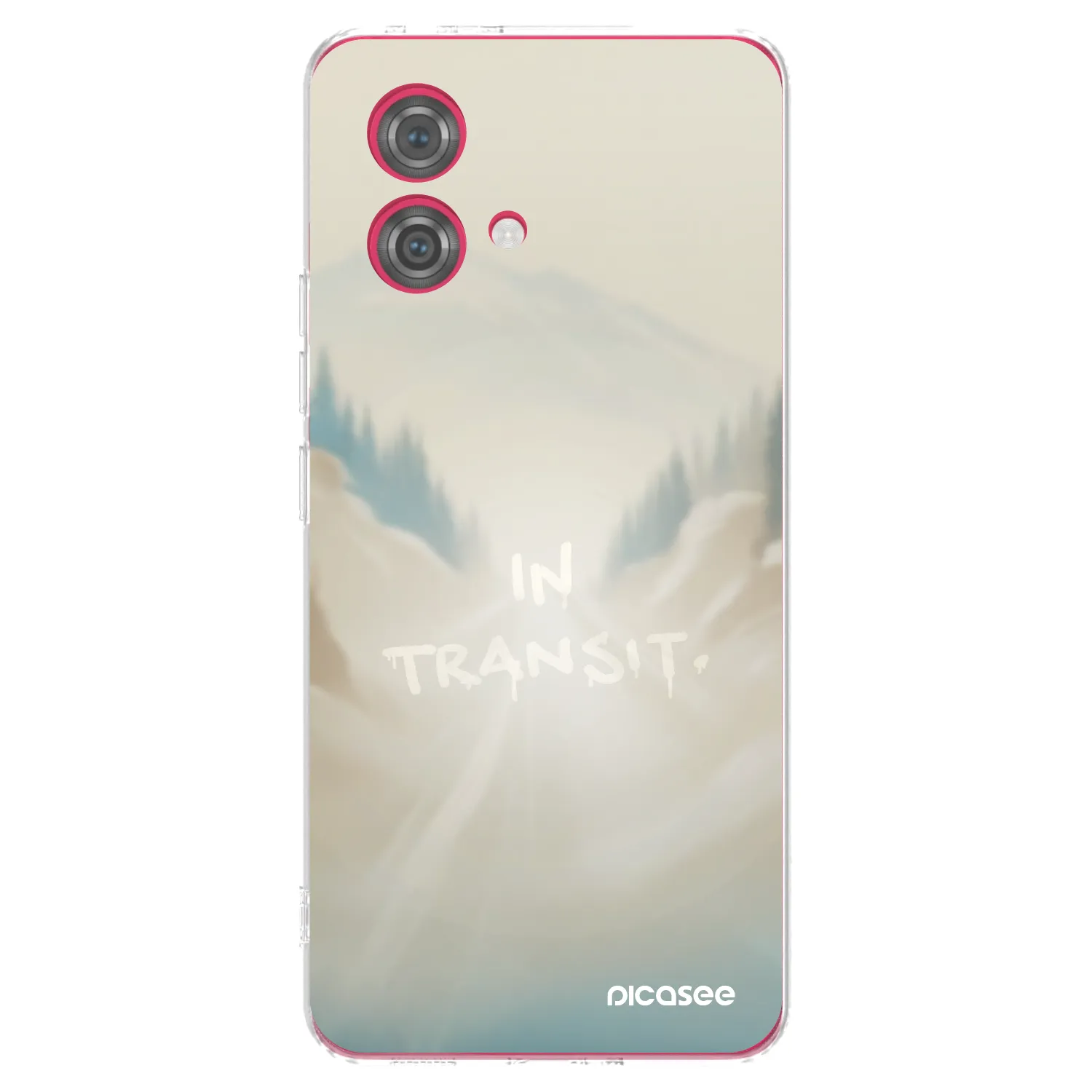 Picasee silikonowe przeźroczyste etui na Motorola Moto G84 5G - IN TRANSIT