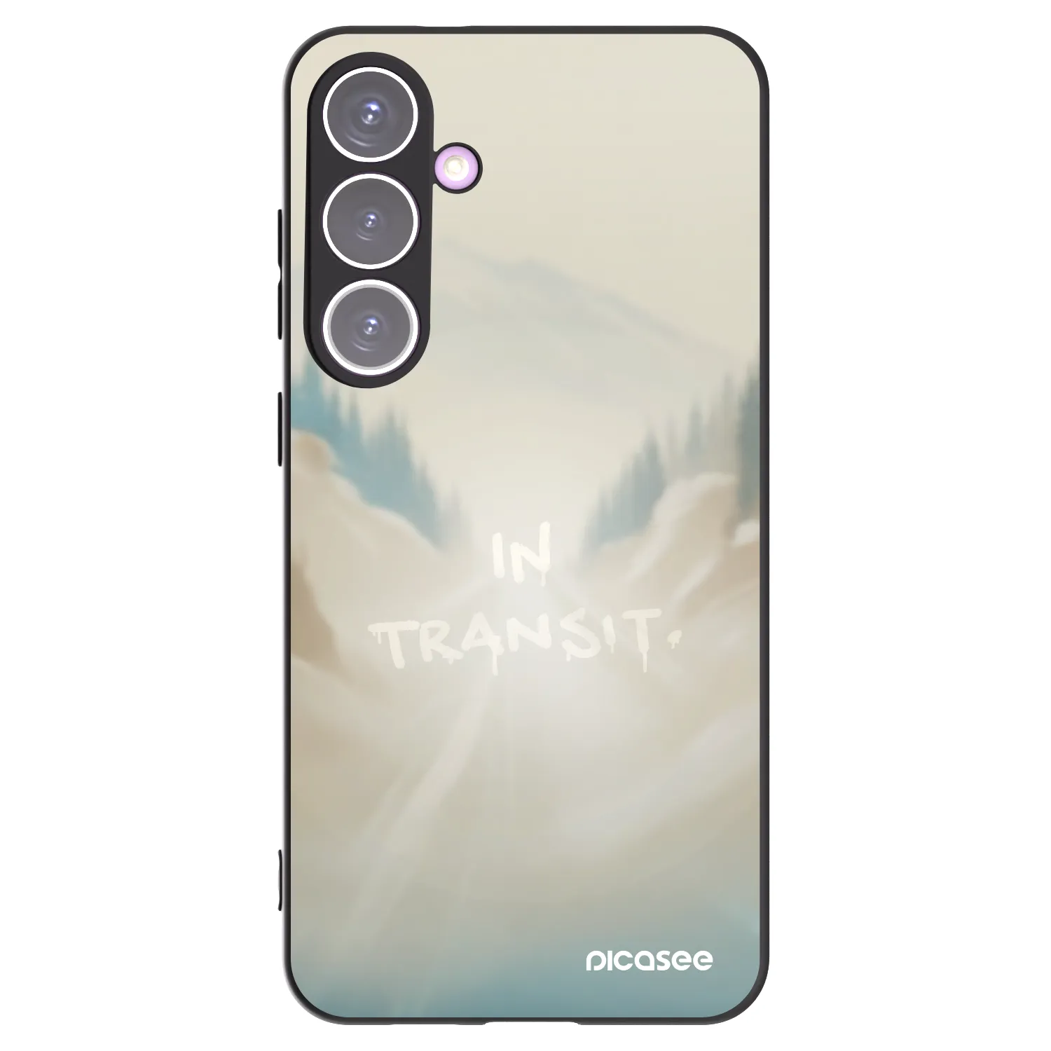 Picasee silikonowe czarne etui na Samsung Galaxy S24+ S926B 5G - IN TRANSIT