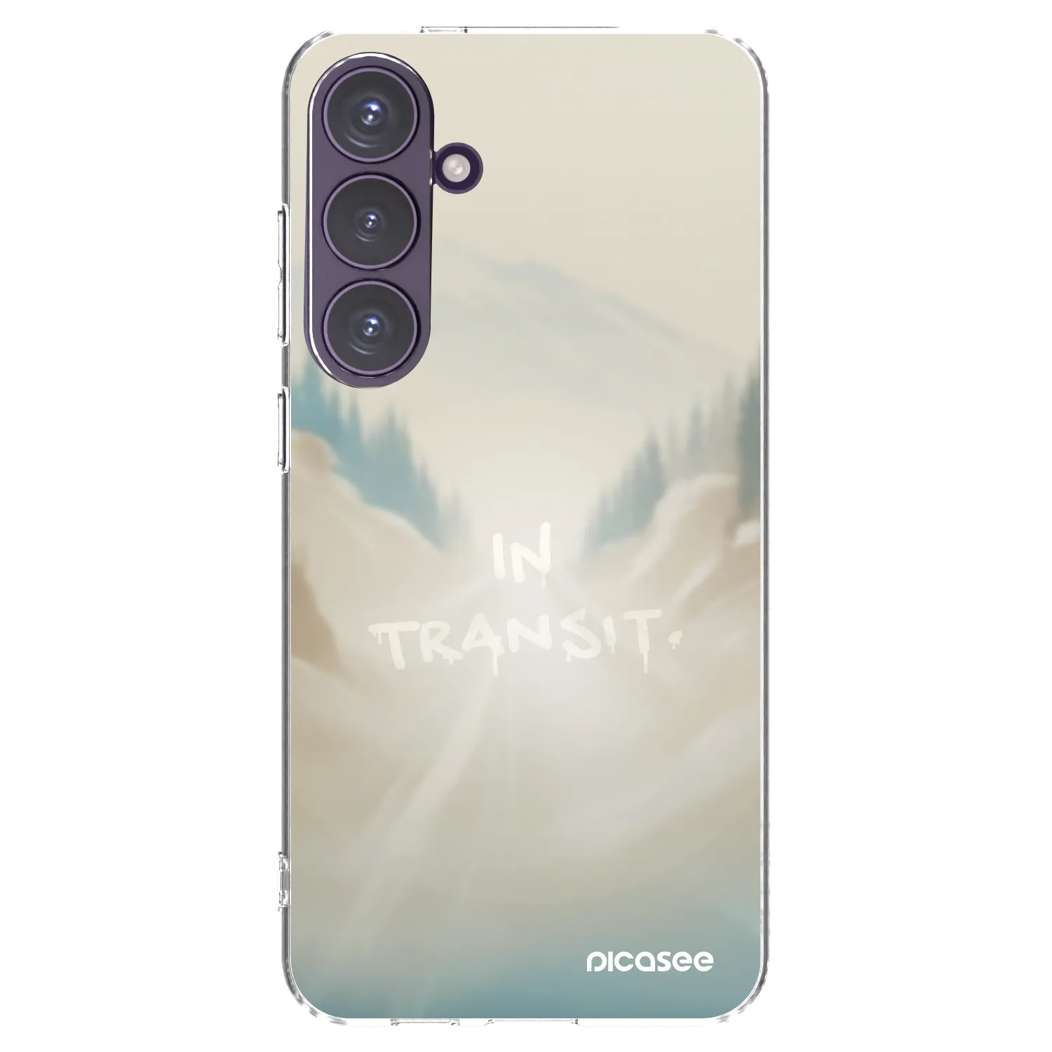 Picasee silikonowe przeźroczyste etui na Samsung Galaxy S24+ S926B 5G - IN TRANSIT