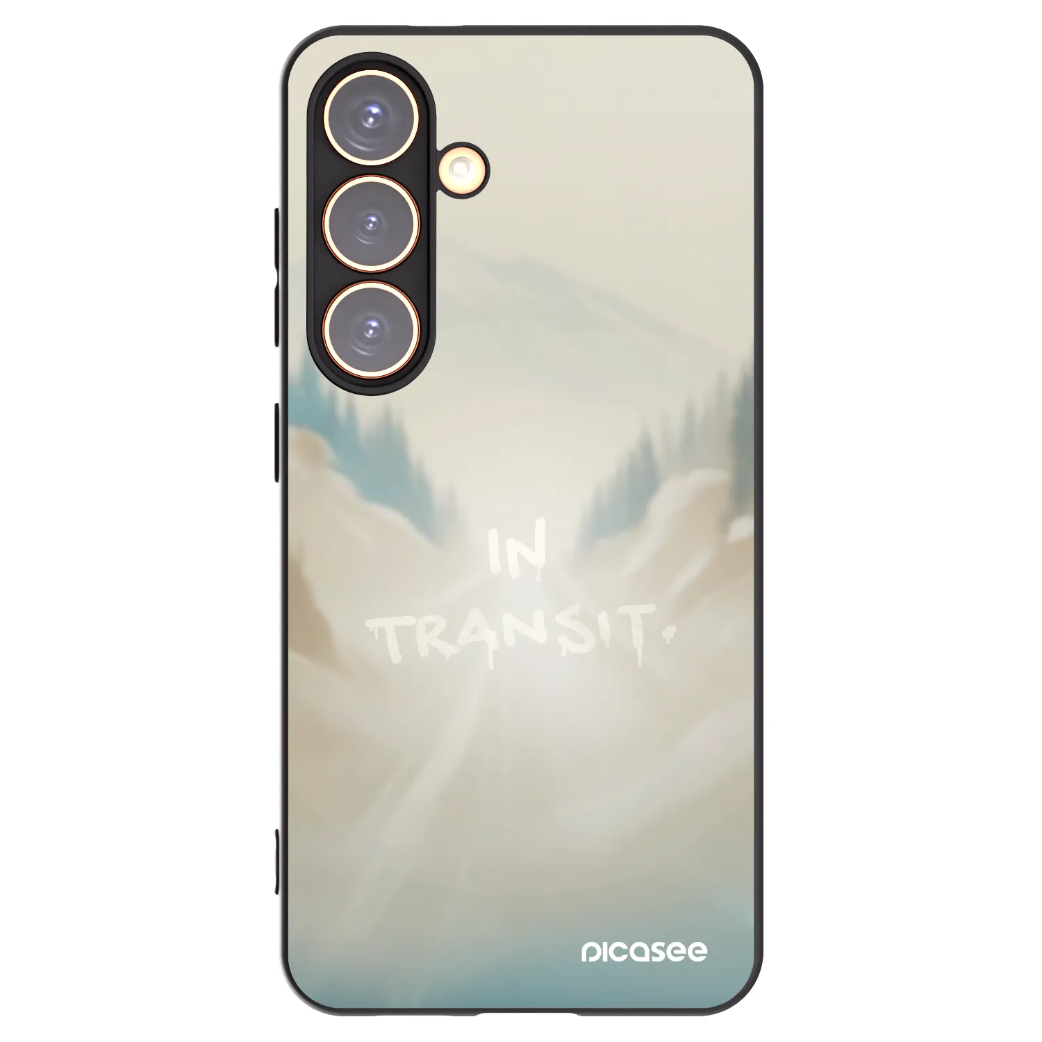 Picasee silikonowe czarne etui na Samsung Galaxy S24 S921B 5G - IN TRANSIT